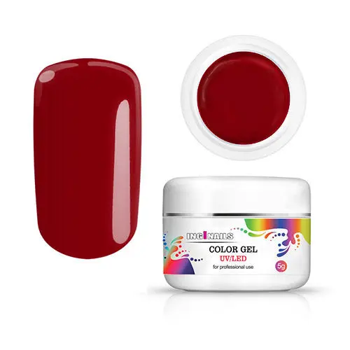 Farebný gél Inginails UV/LED - Ladybug Red, 5g