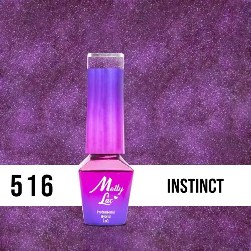 MOLLY LAC UV/LED gél lak Miss Iconic - Instinct 516, 5ml