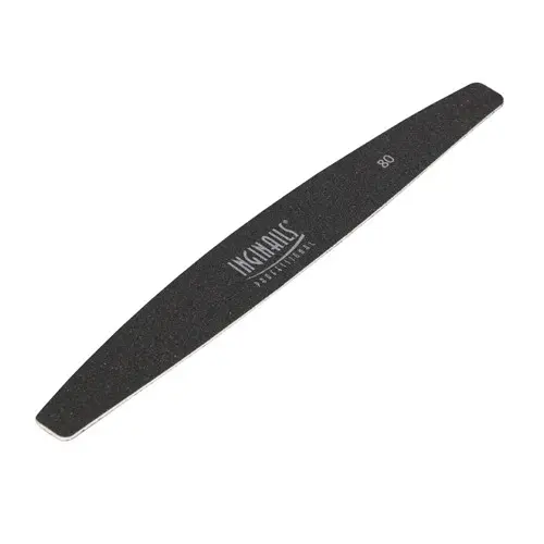 Inginails Professional Vymeniteľný samolepiaci brúsny papier na kovový pilník - čierny oblúk 80