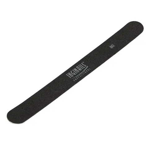 Inginails Professional Vymeniteľný samolepiaci brúsny papier na kovový pilník - čierny rovný 80