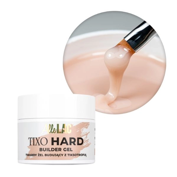 UV/LED stavebný gél - AlleLac Tixo Light Nude, 45g