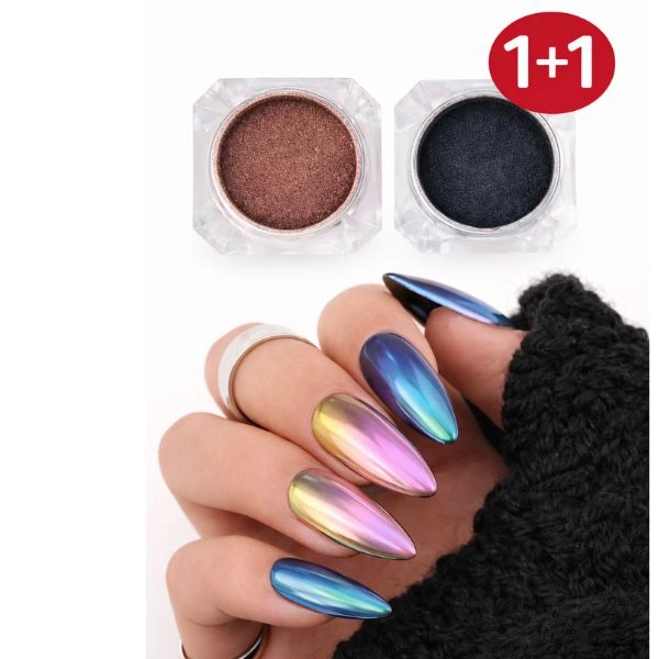 Farebný mirror prášok - AKCIA 1+1 ZADARMO