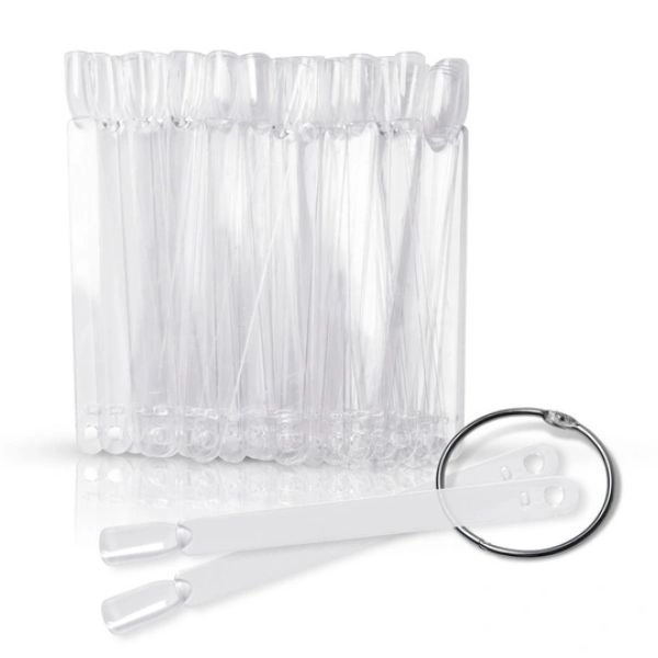 Vzorkovník, priehľadný, 50ks