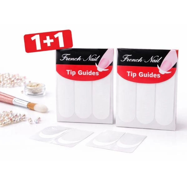 Šablónky na francúzsku manikúru - AKCIA 1+1 ZADARMO