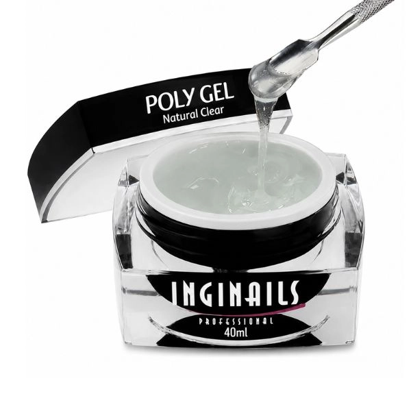 Poly Gel Inginails Professional - Natural Clear, 40ml