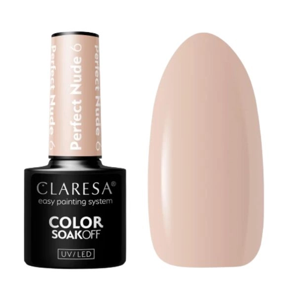Claresa UV/LED Color Soak Off - Perfect Nude 6, 5g
