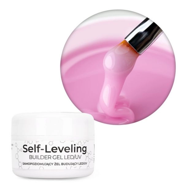 NTN Premium UV/LED builder gel Self-Leveling - Pink Soft, 30g
