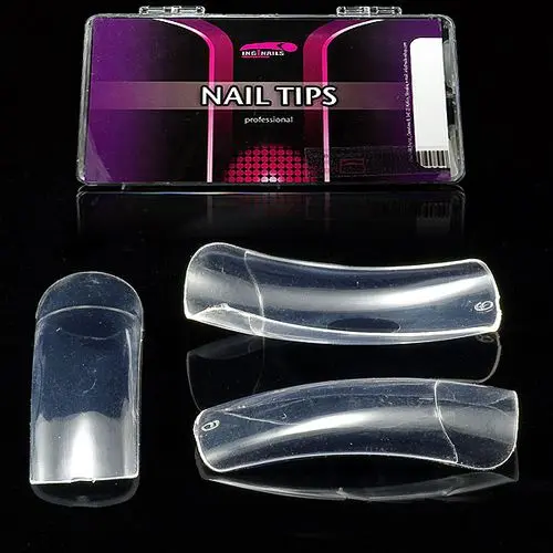 Cosmo Square Clear, 100ks box - nechtové tipy Inginails-mix 1-10