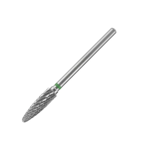 Staleks Pro Expert 4/14 mm okrúhly kužeľový brúsny nadstavec, zelený