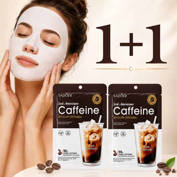 Maska na tvár - Iced Americano Caffeine - AKCIA 1+1 ZADARMO