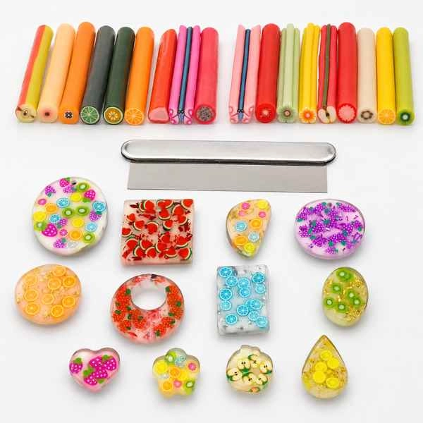 Sada Fimo nail art do živice + rezák