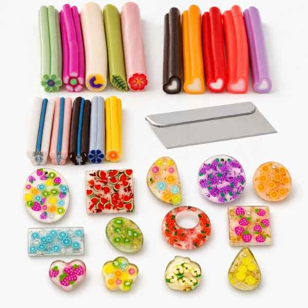 Sada Fimo nail art do živice + rezák