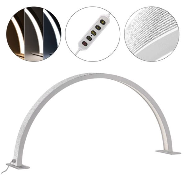 Stolová LED lampa 35W HQ-75X, veľkosť L, biela