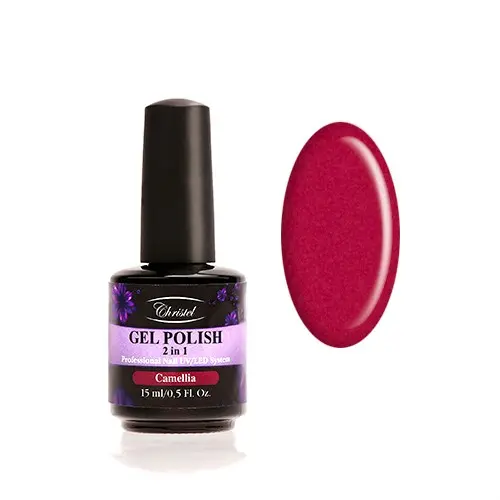 Christel Camellia 15ml - Soak off gel, 2in1