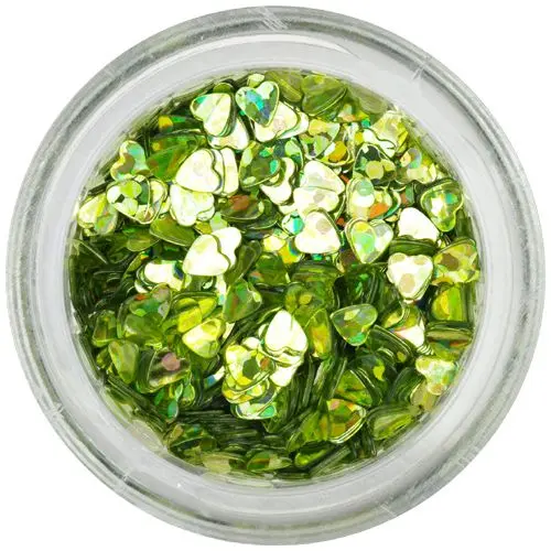 Nechtové ozdoby - pistáciové srdiečka