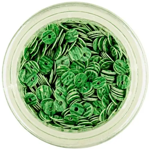 Flitre CD - zelené s tmavozelenými pásikmi