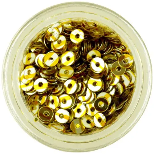 Flitre CD - strieborné so zlatými pásikmi