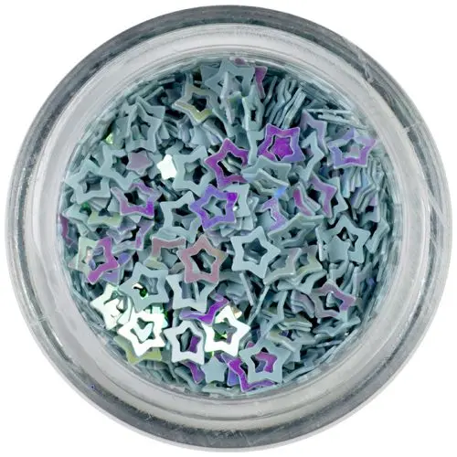 Ozdoba na nechty - sivá