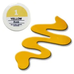 UV gél, farebný – 1 Yellow 5g