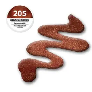 EBD 205 Reddish Brown 5g – farebný UV gél na nechty
