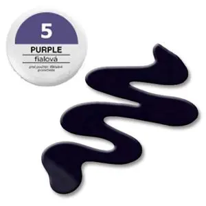 Farebný UV gél – EBD 5 Purple 5g