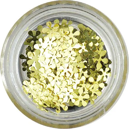 Kovové ozdoby na nechty - kvietky