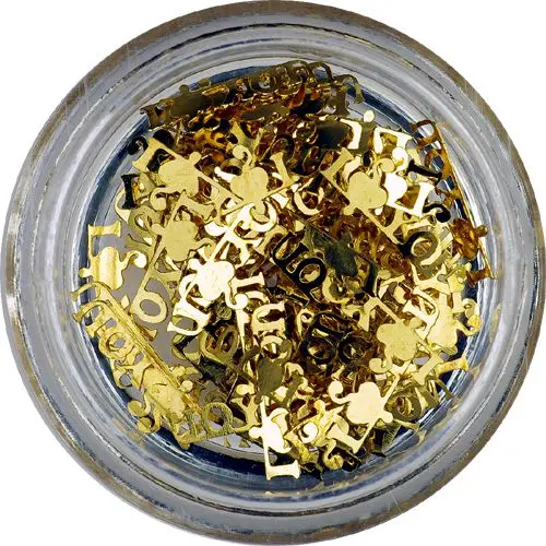 I love you - kovové ozdoby