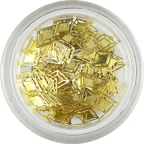 Kovové ozdoby na nechty - diamanty