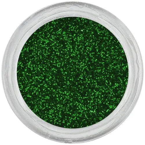 Glitrový ozdobný prášok - smaragdovo zelený