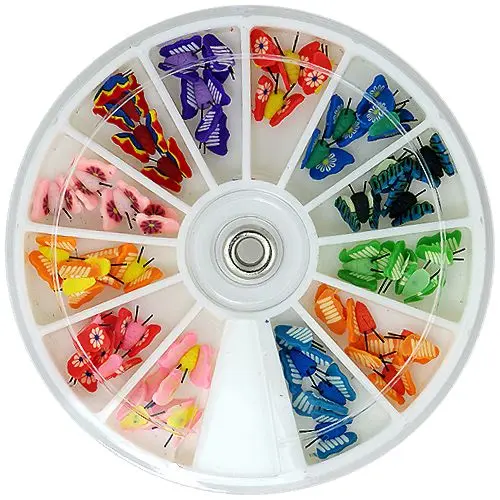 Set fimo ozdôb - 3D motýľ