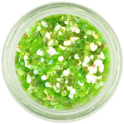 Svetlozelené šesťhrany - aquaelements