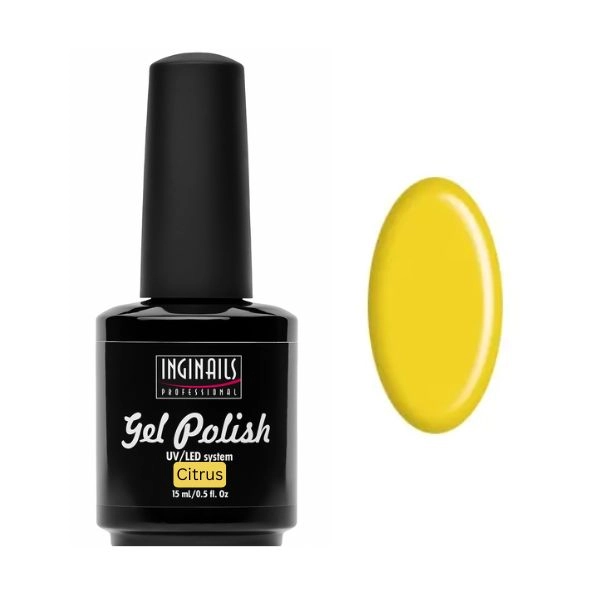 Inginails Gélový lak na nechty, 3v1 - Citrus 15ml
