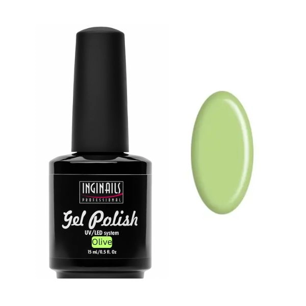 Inginails Gél lak na nechty, 3v1 - Olive 15ml
