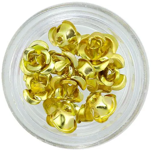 Zlaté keramické ruže, 10ks