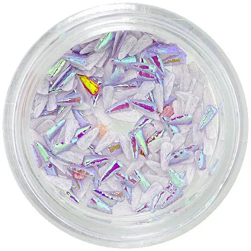 Látkové nechtové ozdoby - fialové kvapôčky