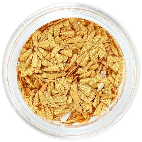 Látkové nechtové ozdoby - béžové kvapôčky