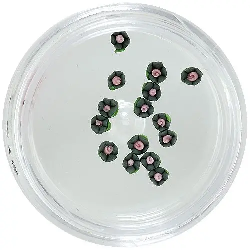 Kvietky z akrylu - zelená farba