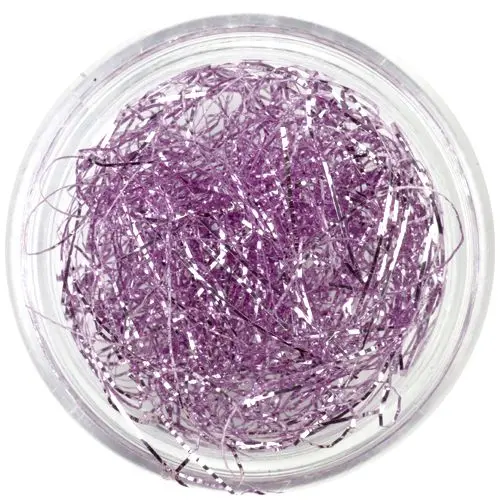 Dekoračné nitky - ružové, lesklé