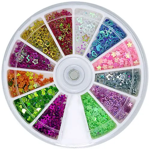 Ozdoby na nechty v boxe - mix