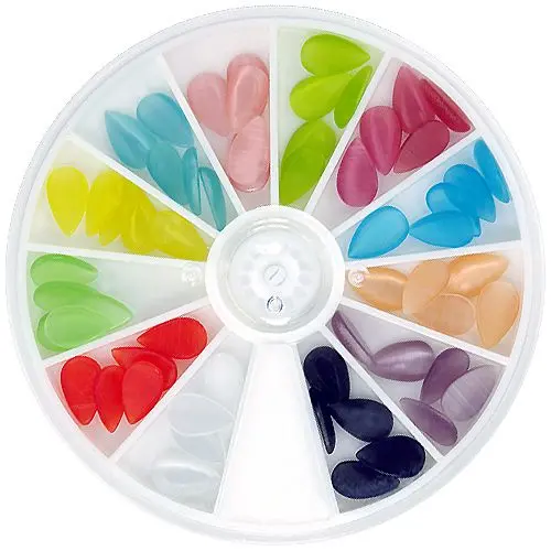 Ozdobné kamienky, sada - slzy