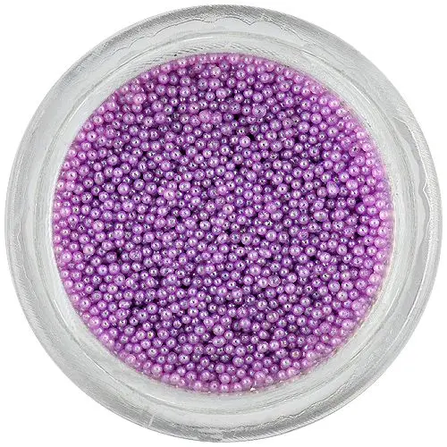 Perly 0,5mm - pastelovo fialové