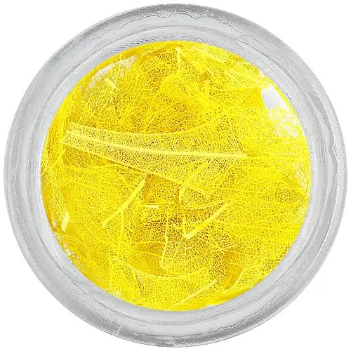 Žlté lístky na nechty - sušené