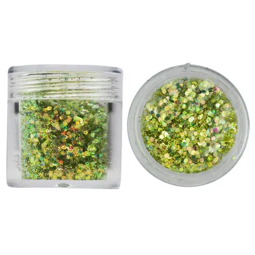 Šesťhran v prášku, 1mm - olivovozelený, 10g