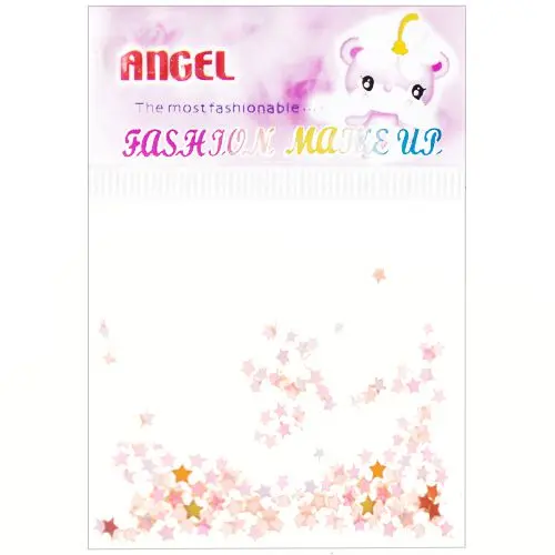 Ozdobné hviezdičky - perleťovo ružové