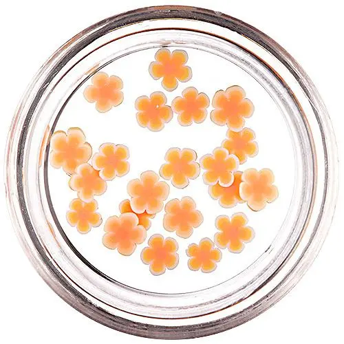 Fimo Nail Art - narezané kvietky