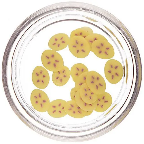 Fimo nechtové ozdoby - narezaný banán